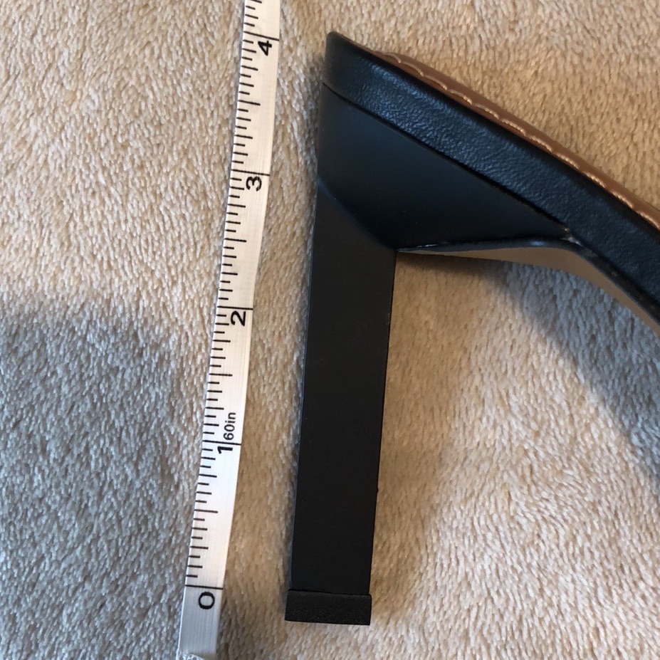 Clear Strap Black Square-Toe Mule Heels By — image 4 of 5